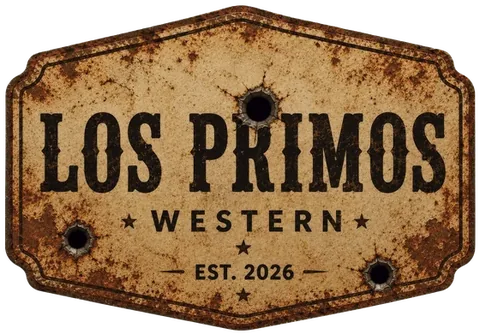 Logotipo Los Primos Western, moda country e western premium